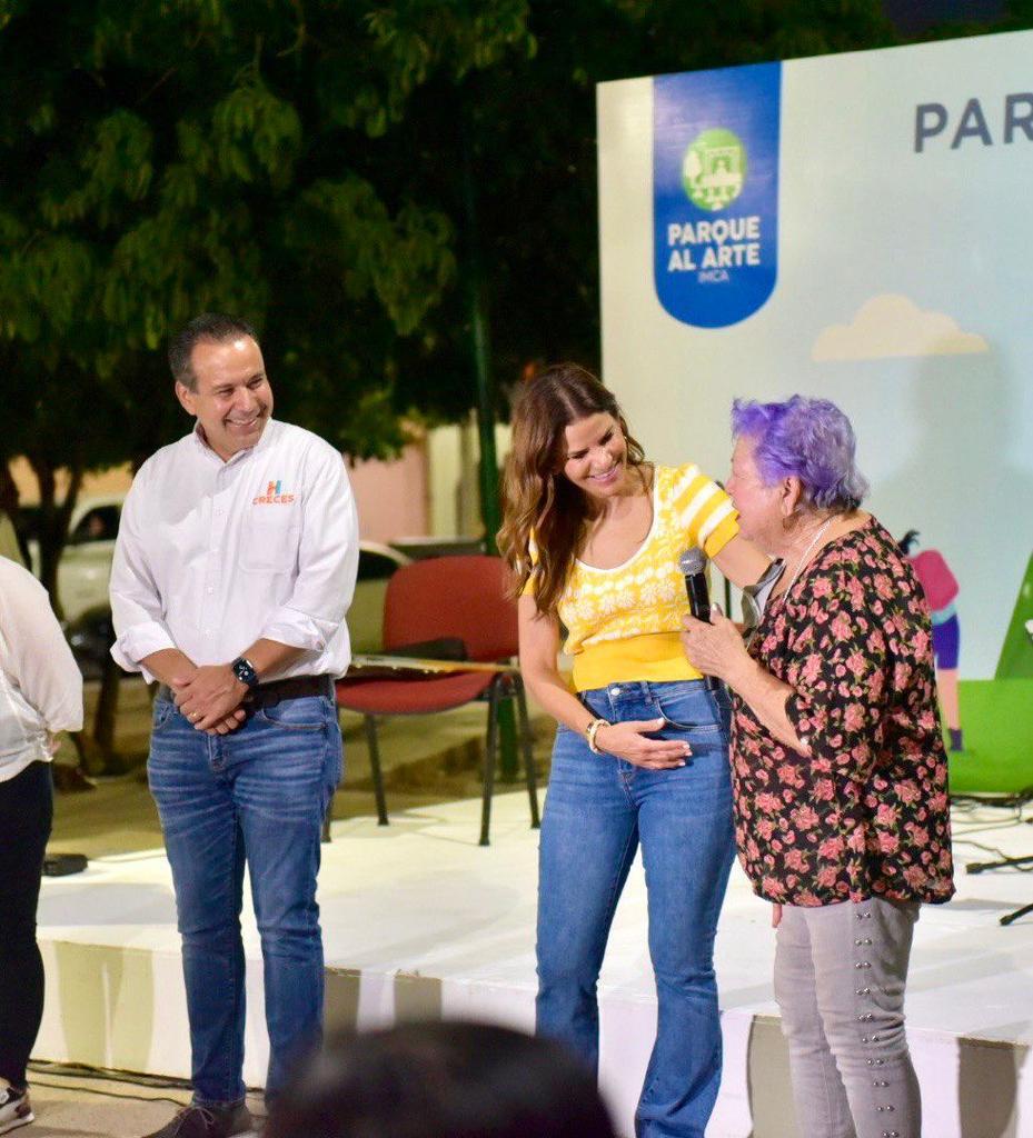 Inaugura Toño Astiazarán segunda etapa de Parque al Arte con