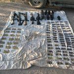 Armas, cartuchos, explosivos y vehículo asegurados tras agresión a militares en Oquitoa